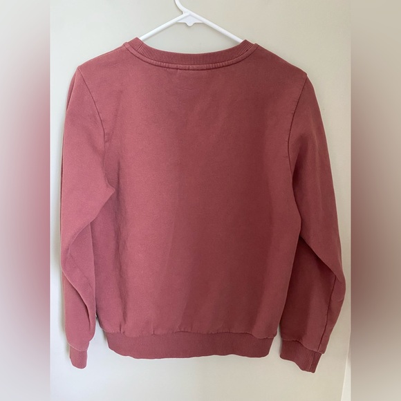 Fjallraven Mesa Mauve Pink Logo Cotton Crewneck Women's Small - Picture 5 of 14